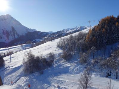 Location au ski Appartement 1 pièces 2 personnes (80) - Vostok Zodiaque - Le Corbier - Extérieur hiver