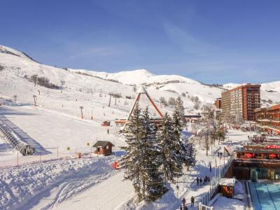 Vacances en montagne Appartement 1 pièces 4 personnes (42) - Vostok Zodiaque - Le Corbier - Extérieur hiver