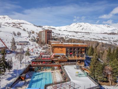 Rent in ski resort 1 room apartment 2 people (87) - Vostok Zodiaque - Le Corbier - Winter outside