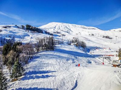 Skiverleih 3-Zimmer-Appartment für 6 Personen (70) - Vostok Zodiaque - Le Corbier - Draußen im Winter