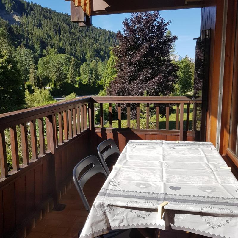 Rent in ski resort 2 room apartment cabin 6 people (B11) - Alpina - Le Grand Bornand - Balcony