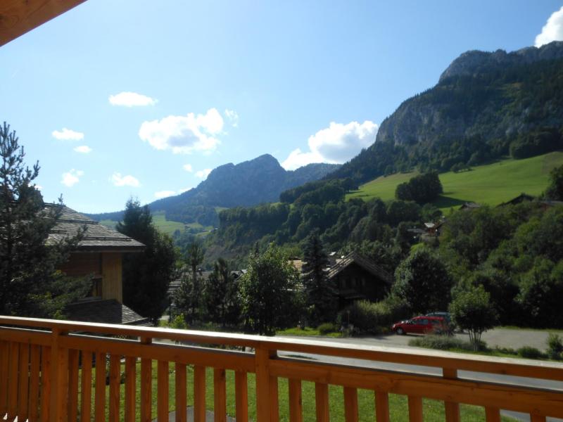 Rent in ski resort 7 room chalet 14 people - Chalet Berceau des Pistes - Le Grand Bornand - Terrace