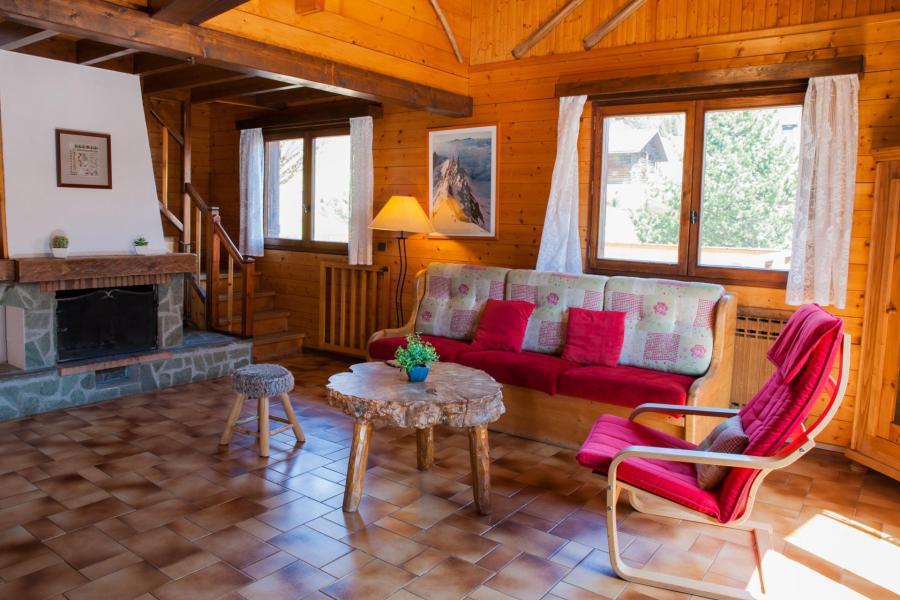 Skiverleih 5 Zimmer Maisonettewohnung für 8 Personen - Chalet Chant'line - Le Grand Bornand - Wohnzimmer