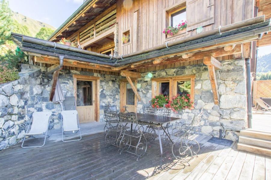 Rent in ski resort 4 room apartment cabin 6 people - Chalet Coeur de neige - Le Grand Bornand - Terrace