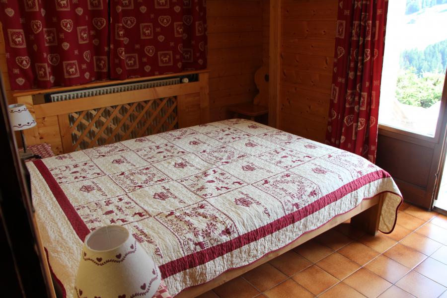 Skiverleih 2-Zimmer-Holzhütte für 4 Personen - Chalet Etche Ona - Le Grand Bornand - Schlafzimmer