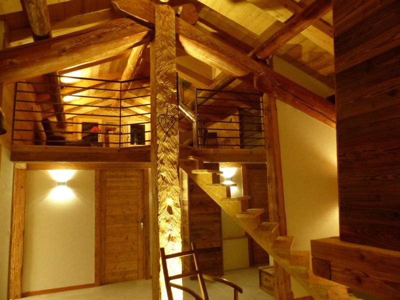 Ski verhuur Appartement duplex 4 kamers 10 personen (2) - Chalet Gîte la Matte - Le Grand Bornand - Woonkamer