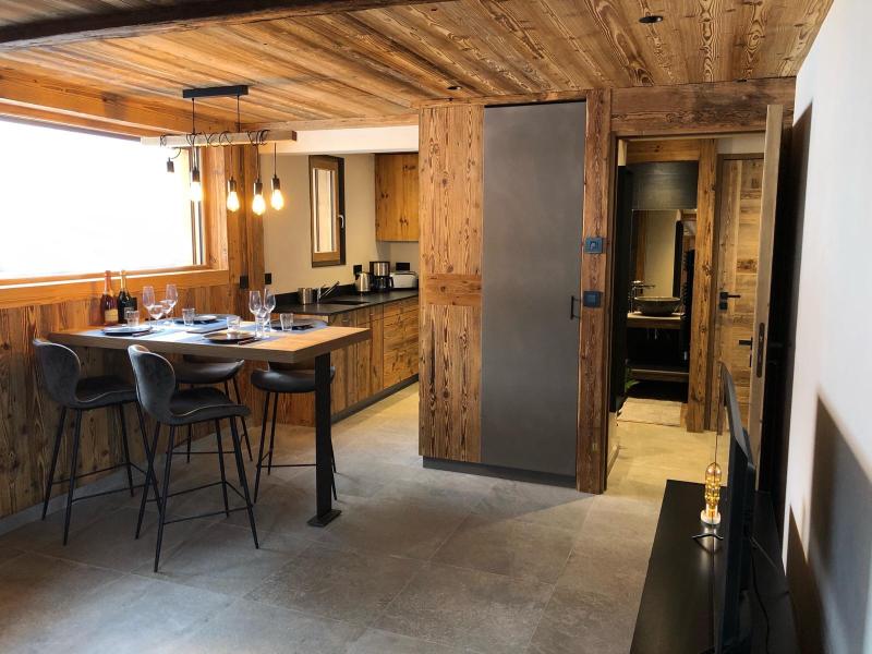 Skiverleih 2-Zimmer-Appartment für 4 Personen (301) - Chalet la Cythéria - Le Grand Bornand - Wohnzimmer