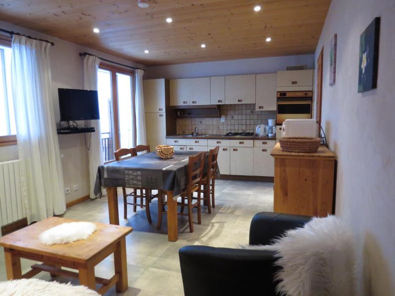 Skiverleih 2-Zimmer-Appartment für 4 Personen (02) - Chalet la Place - Le Grand Bornand - Wohnzimmer