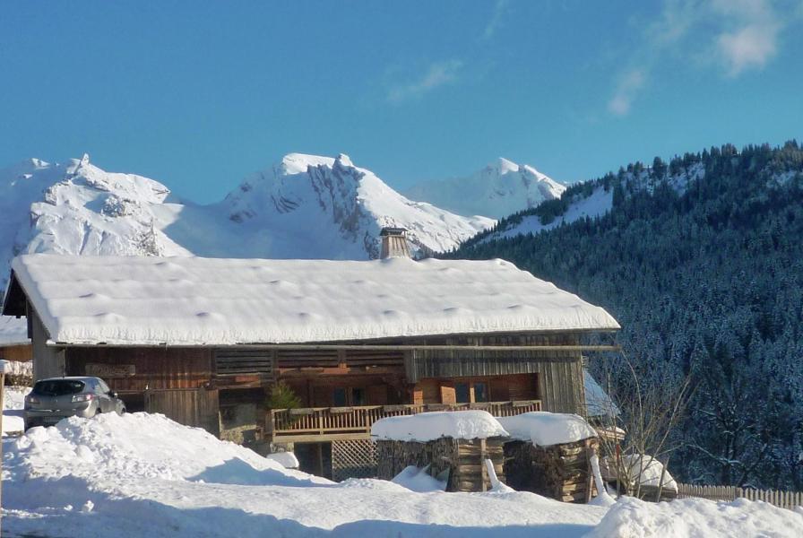 Rent in ski resort 2 room apartment 5 people - Chalet Morizou - Le Grand Bornand - Winter outside