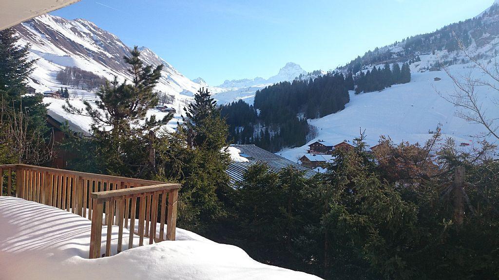 Alquiler al esquí Apartamento 3 piezas para 6 personas (302) - Chalet Ogegor - Le Grand Bornand - Terraza
