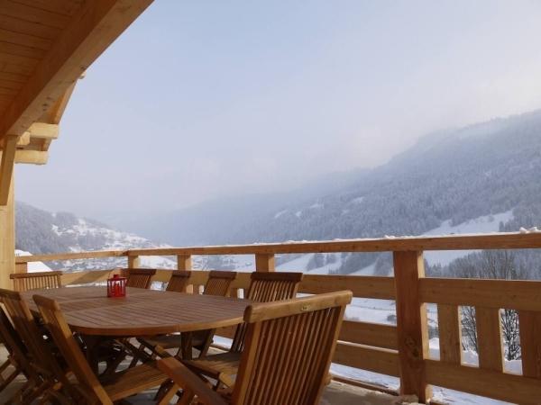 Rent in ski resort 5 room chalet 10 people (001) - Chalet Panorama - Le Grand Bornand - Terrace