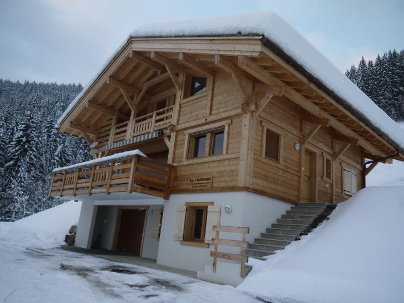 Ski verhuur Chalet 5 kamers 10 personen (001) - Chalet Panorama - Le Grand Bornand - Buiten winter