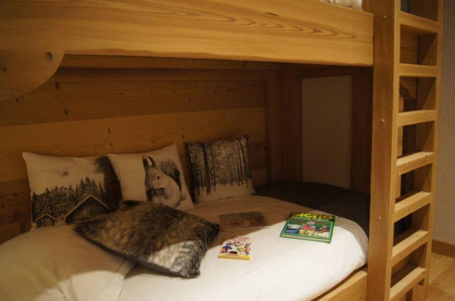 Rent in ski resort 2 room apartment sleeping corner 4 people - Chalet Perriades - Le Grand Bornand - Bunk beds