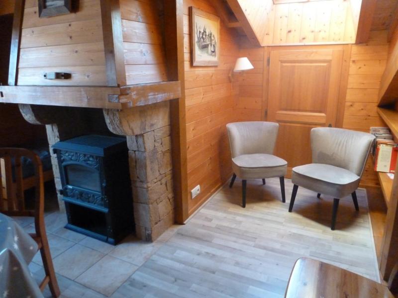 Ski verhuur Appartement 2 kamers 5 personen - Chalet Rosset Joly - Le Grand Bornand - Woonkamer