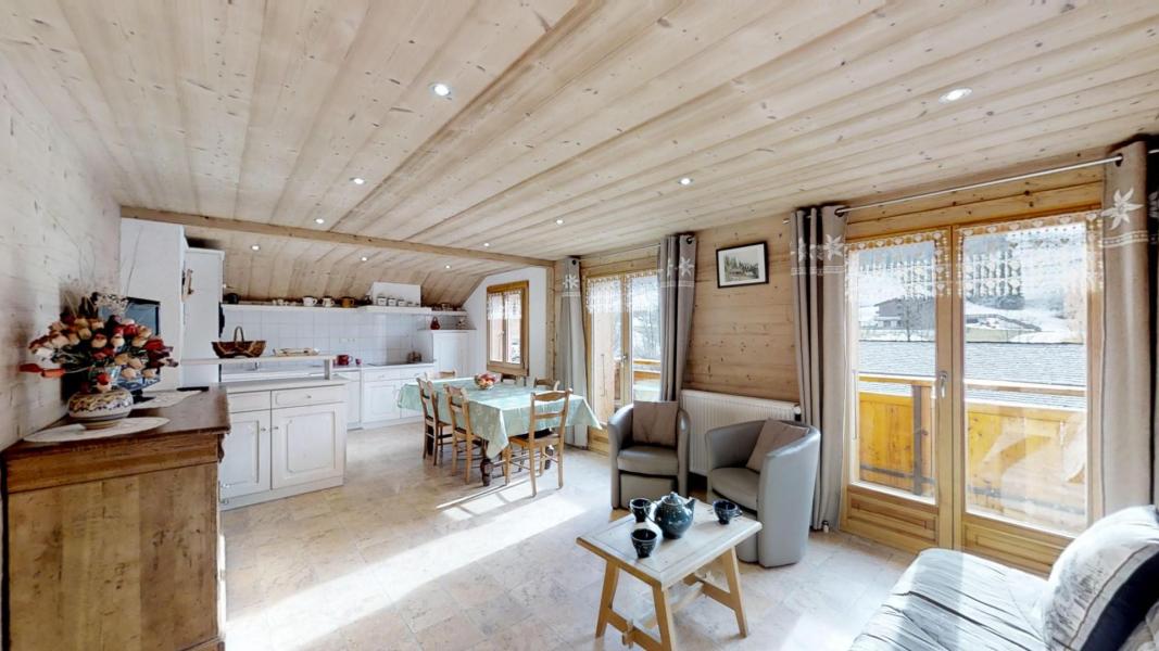 Skiverleih 4-Zimmer-Appartment für 6 Personen - Chalet Villard - Le Grand Bornand - Wohnzimmer