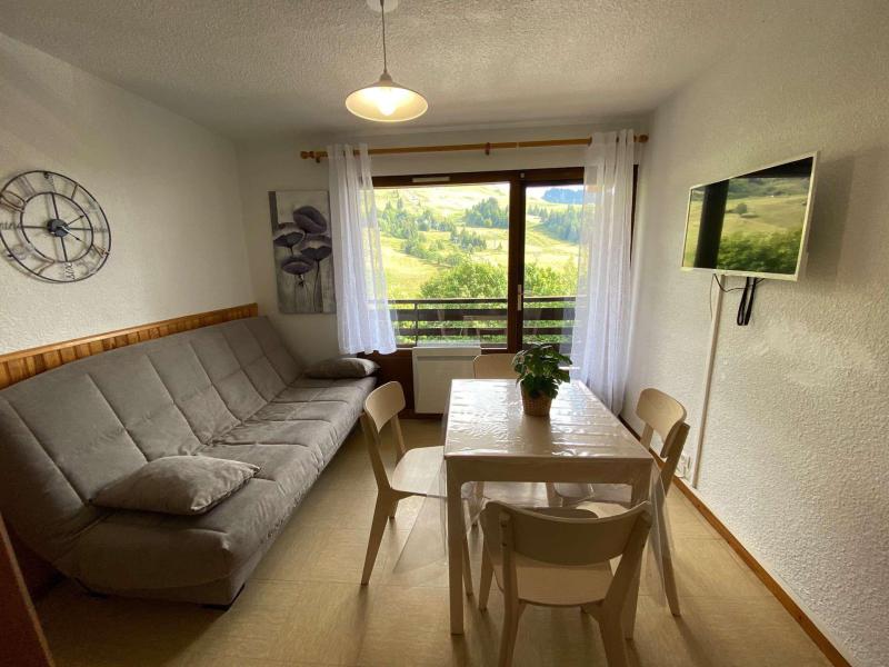 Location au ski Studio cabine 4 personnes (016) - Chalets de Lessy - Le Grand Bornand - Séjour