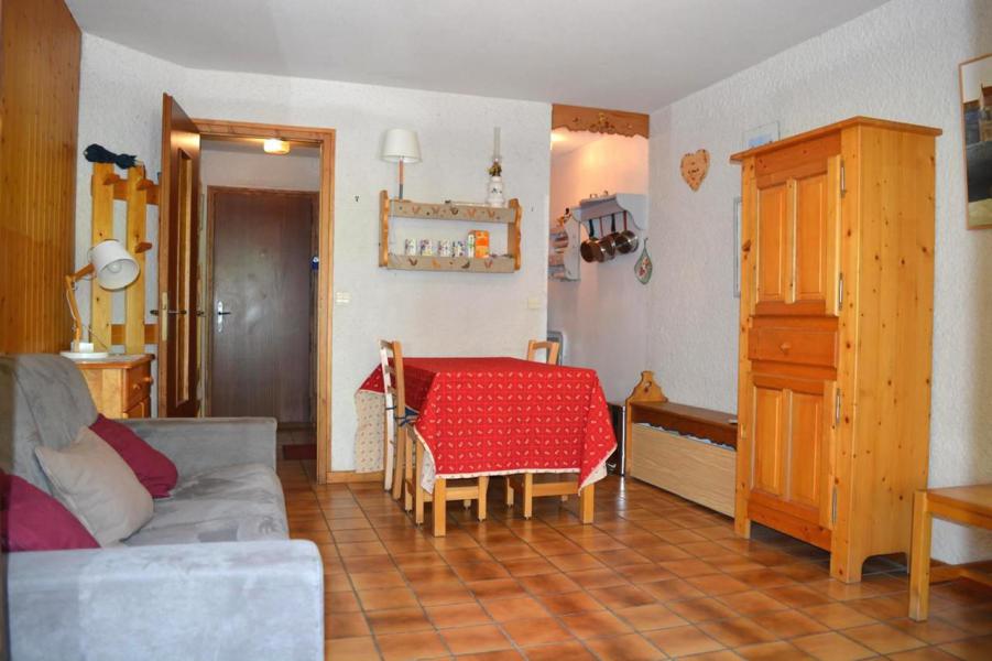 Ski verhuur Studio bergnis 4 personen (1B) - La Résidence Bellachat - Le Grand Bornand - Woonkamer