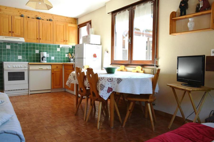 Skiverleih Wohnung 3 Mezzanine Zimmer 5 Leute (136) - La Résidence la Forclaz - Le Grand Bornand - Wohnzimmer