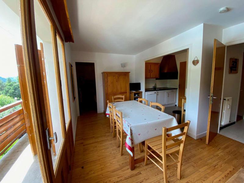 Skiverleih 2-Zimmer-Appartment für 6 Personen (07) - La Résidence la Pointe Percée - Le Grand Bornand - Wohnzimmer