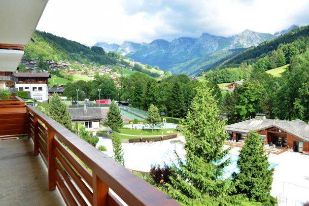 Soggiorno sugli sci Appartamento 2 stanze per 6 persone (07) - La Résidence la Pointe Percée - Le Grand Bornand - Terrazza