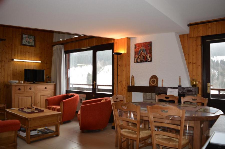 Location au ski Appartement 5 pièces 8 personnes (1G) - La Résidence le Merisier - Le Grand Bornand - Séjour