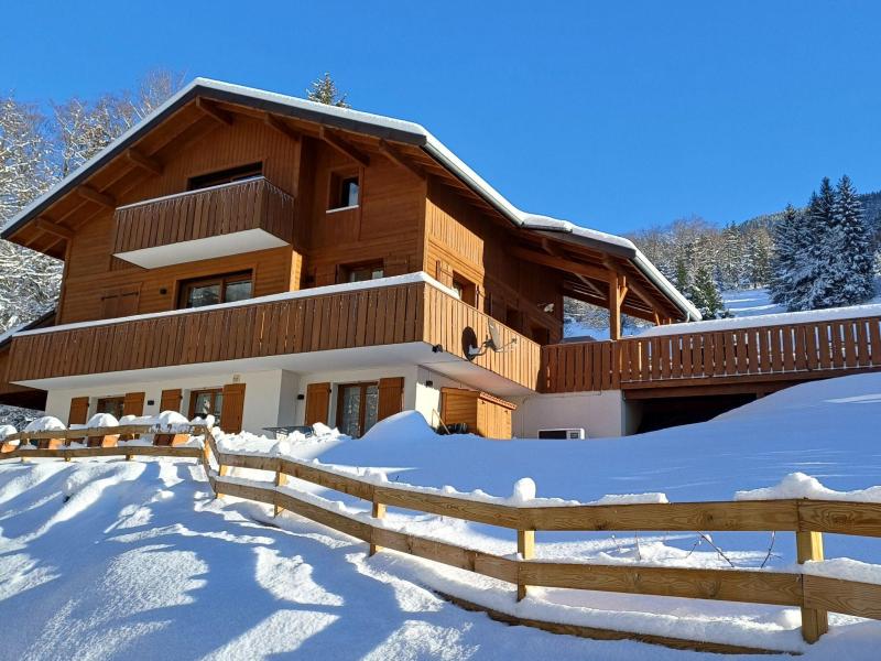 Аренда на лыжном курорте Шале 2 комнат 4 чел. (1) - Le Blueberry - Le Grand Bornand - зимой под открытым небом