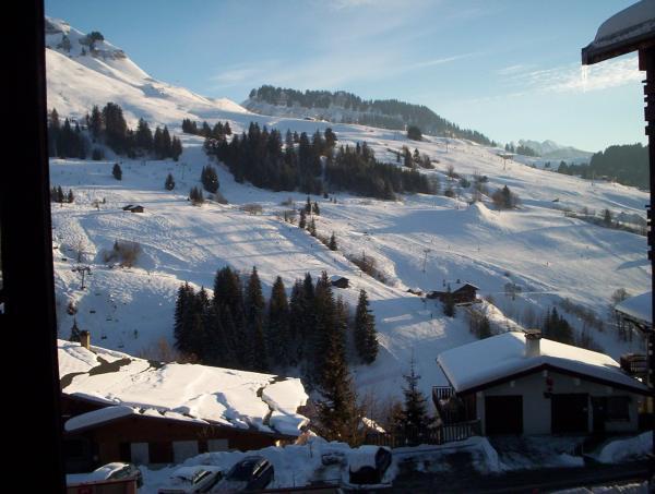 Vacanze in montagna Monolocale con alcova per 4 persone (299/301) - Les Chalets de Lessy - Le Grand Bornand - Esteriore inverno