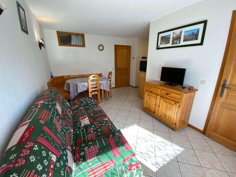 Ski verhuur Studio cabine 6 personen (014) - Résidence Alpina - Le Grand Bornand - Woonkamer