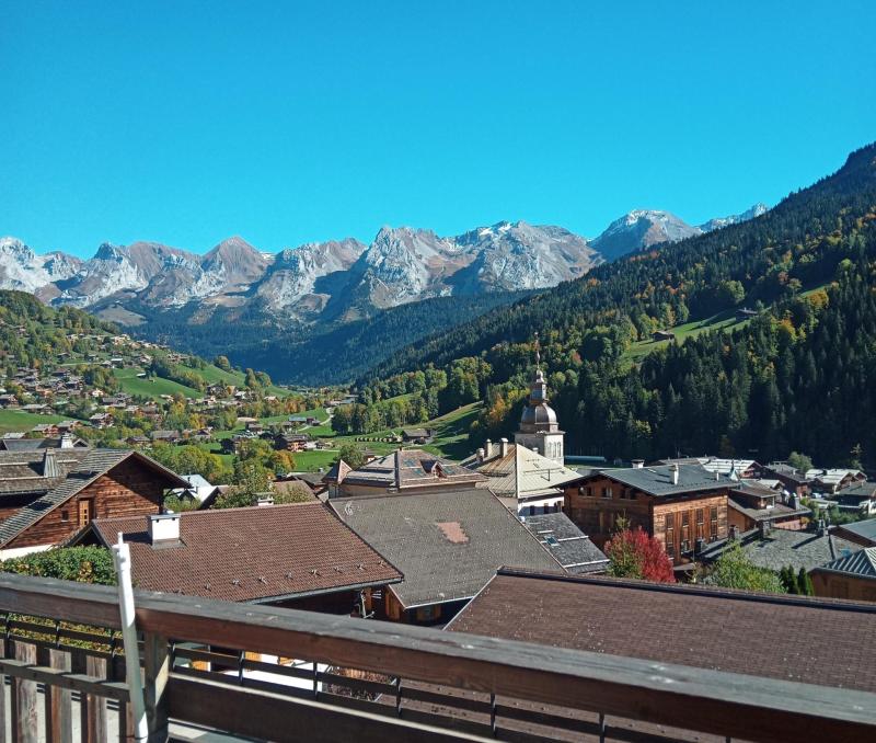 Skiverleih Studio Schlafnische 4 Personen (001) - Résidence Beauregard - Le Grand Bornand - Balkon