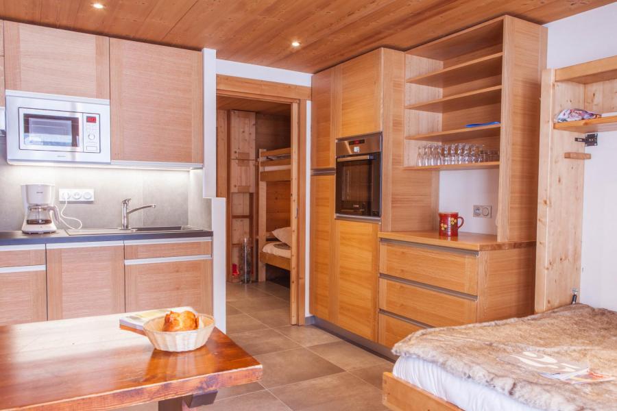 Skiverleih Studio Schlafnische 4 Personen (001) - Résidence Beauregard - Le Grand Bornand - Wohnzimmer