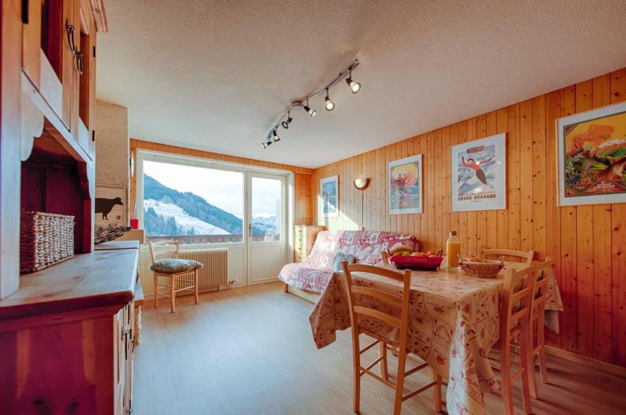 Rent in ski resort 3 room apartment 6 people (2-3U) - Résidence Belvédère - Le Grand Bornand - Living room