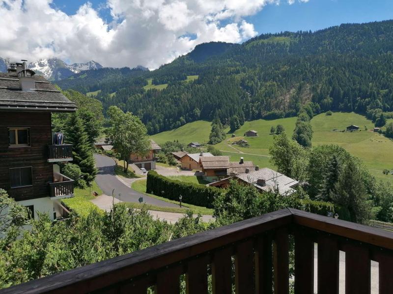 Ski verhuur Appartement 2 kamers 4 personen (190-1L) - Résidence Belvédère - Le Grand Bornand - Terras