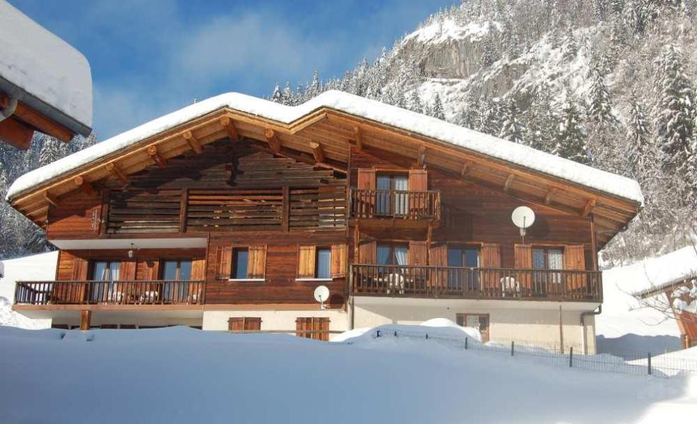 Аренда на лыжном курорте Апартаменты 4 комнат 6 чел. - Résidence Bon Séjour - Le Grand Bornand - зимой под открытым небом