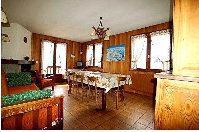 Rent in ski resort 4 room apartment 6 people - Résidence Bon Séjour - Le Grand Bornand - Living room