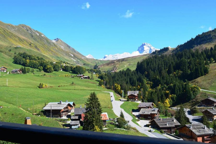 Alquiler al esquí Apartamento 3 piezas mezzanine para 6 personas (2C) - Résidence Chanteneige - Le Grand Bornand - Balcón