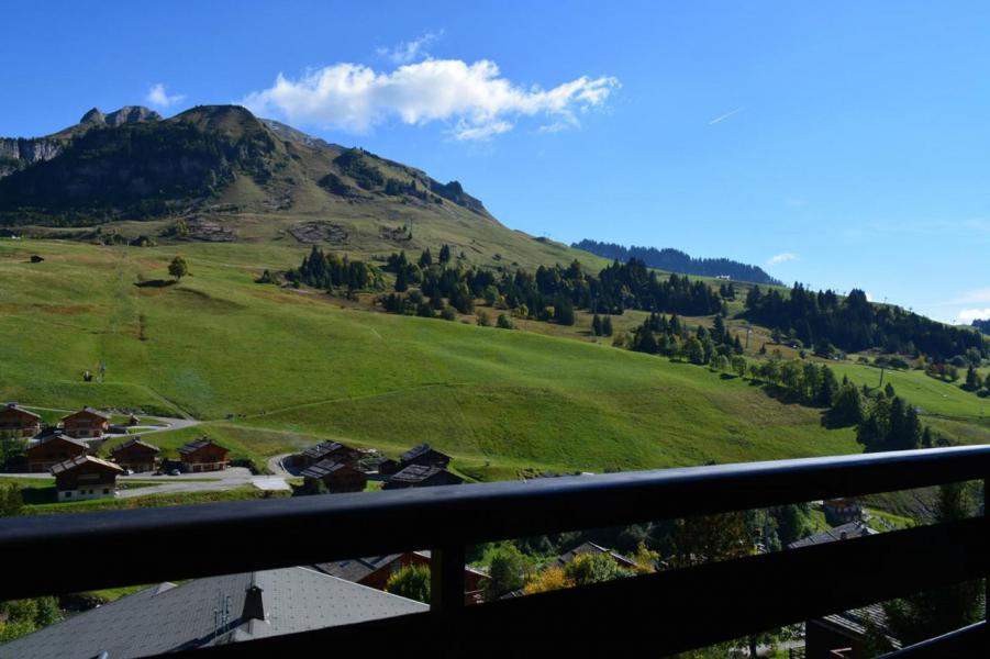 Skiverleih Wohnung 3 Mezzanine Zimmer 6 Leute (2C) - Résidence Chanteneige - Le Grand Bornand - Balkon