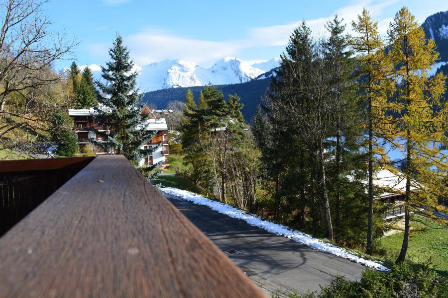 Ski verhuur Appartement 3 kamers mezzanine 6 personen (3N) - Résidence Edelweiss - Le Grand Bornand - Balkon