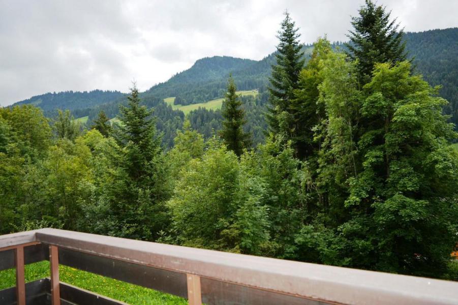 Soggiorno sugli sci Studio con alcova per 4 persone (002) - Résidence l'Eparvi - Le Grand Bornand - Balcone