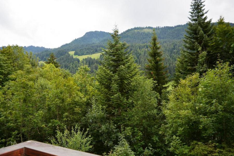 Soggiorno sugli sci Studio con alcova per 4 persone (005) - Résidence l'Eparvi - Le Grand Bornand - Balcone