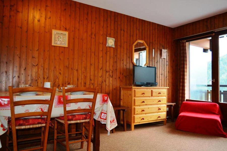 Skiverleih Studio Schlafnische 4 Personen (1D) - Résidence l'Erable - Le Grand Bornand - Wohnzimmer