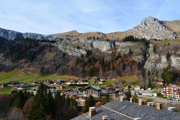 Alquiler al esquí Apartamento 2 piezas para 6 personas (B-3Y) - Résidence l'Orée des Pistes - Le Grand Bornand - Balcón