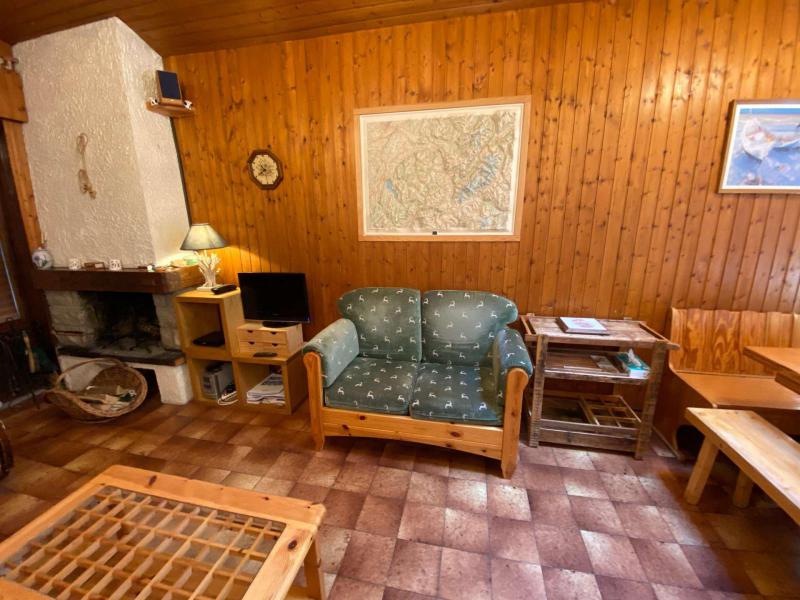 Ski verhuur Appartement 2 kamers 6 personen (B-3Y) - Résidence l'Orée des Pistes - Le Grand Bornand - Woonkamer