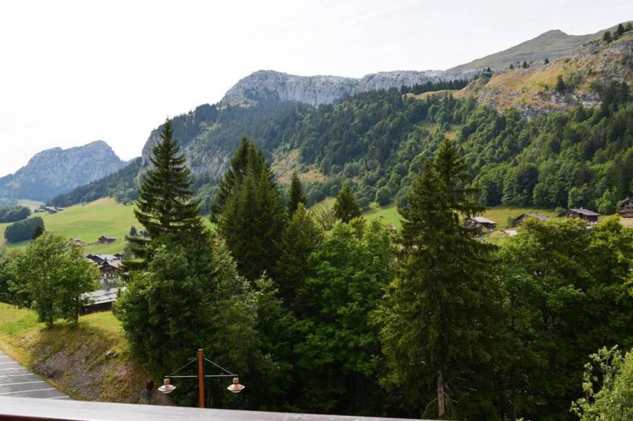 Ski verhuur Studio bergnis 4 personen (A-1K) - Résidence l'Orée des Pistes - Le Grand Bornand - Balkon