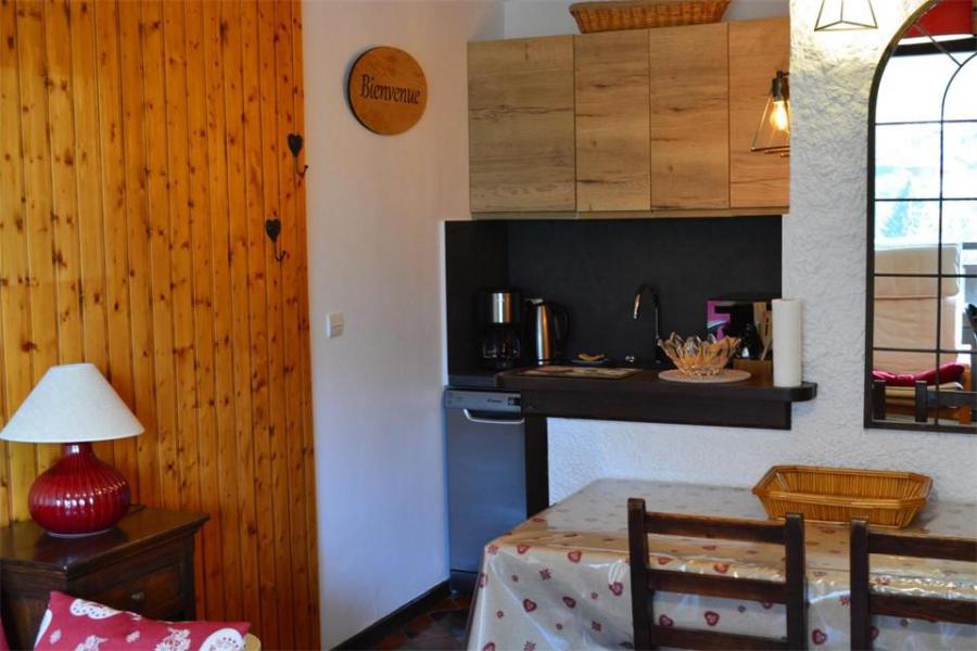 Skiverleih Studio Schlafnische 4 Personen (B-2O) - Résidence l'Orée des Pistes - Le Grand Bornand - Kochnische