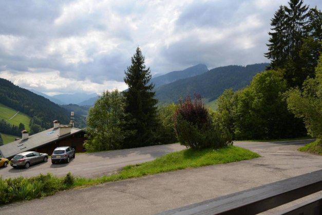 Alquiler al esquí Estudio -espacio montaña- para 4 personas (02) - Résidence la Clairière - Le Grand Bornand - Balcón