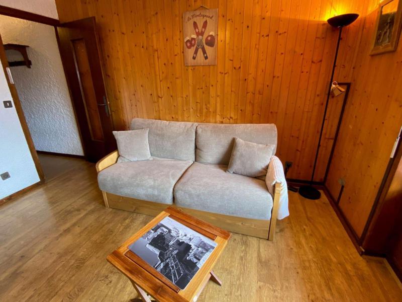 Ski verhuur Studio bergnis 4 personen (02) - Résidence la Clairière - Le Grand Bornand - Woonkamer