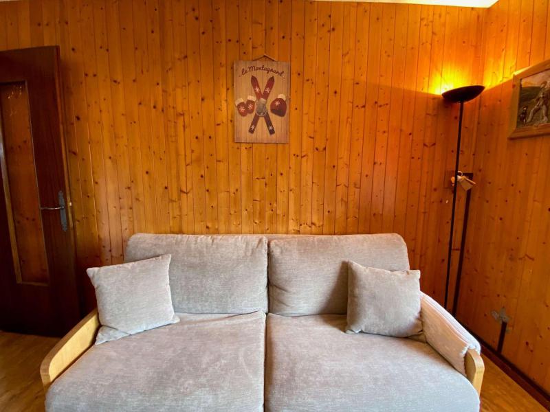 Skiverleih Studio Schlafnische 4 Personen (02) - Résidence la Clairière - Le Grand Bornand - Sofa