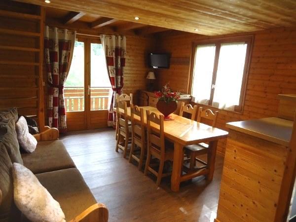 Rent in ski resort 4 room duplex apartment cabin 6 people (1652) - Résidence la Duche - Le Grand Bornand - Living room