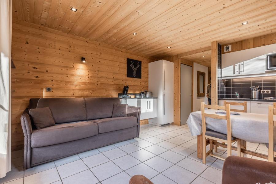 Ski verhuur Studio cabine 4 personen (1522) - Résidence la Duche - Le Grand Bornand - Woonkamer