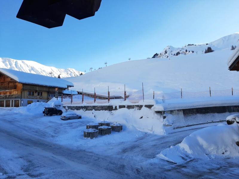 Skiverleih 3-Zimmer-Appartment für 6 Personen (ZUIDERENT - BLOM) - Résidence la Piste Rouge A - Le Grand Bornand - Draußen im Winter